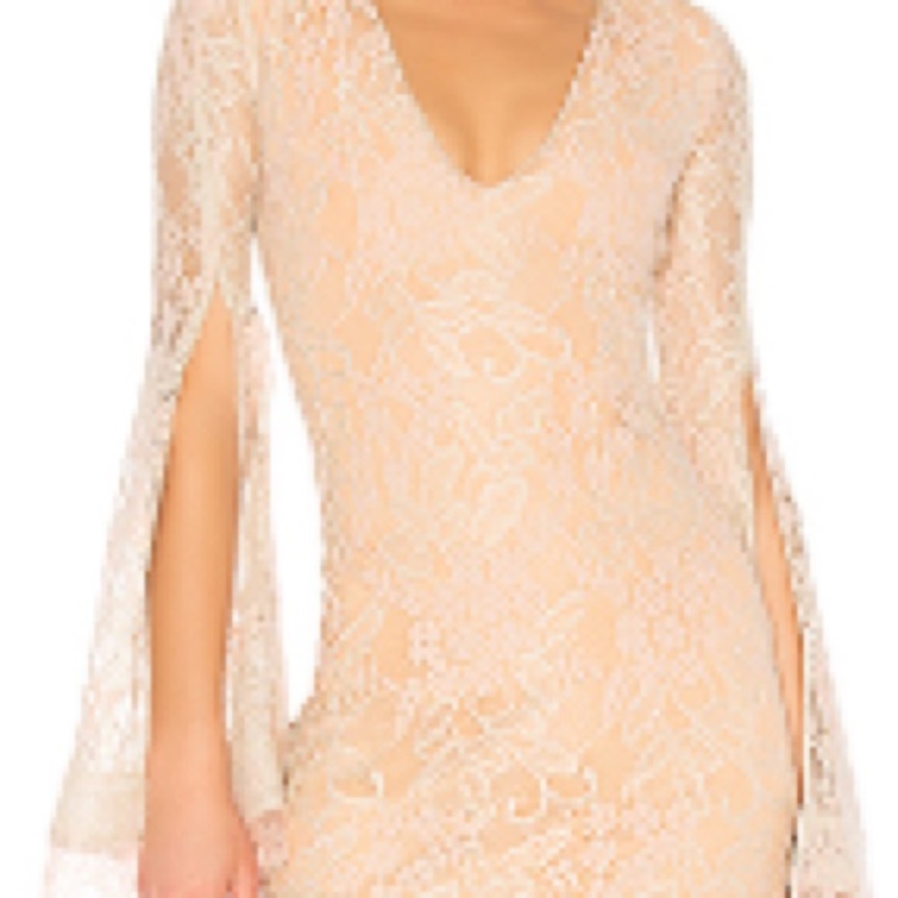 Michael Costello X Revolve Embroidered Lace Dress - Picture 4 of 7